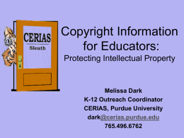 Copyright Information for Educators