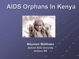 AIDS Orphans In Kenya - Adopt A Village In Africa