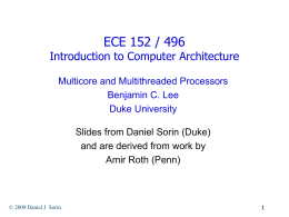ECE 152 - Computer Architecture