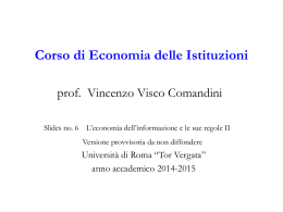 Diapositiva 1 - Università degli Studi di Roma Tor