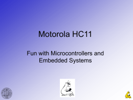 Motorola HC11 - Courses | Course Web Pages