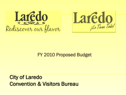 City of Laredo Convention & Visitors Bureau