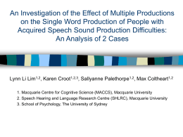An Investigation of the Effects of Multiple