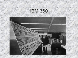 IBM 360 - Dpto. Informática (Universidad de