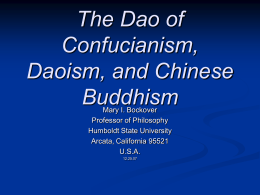 The Dao of Confucianism, Daoism, and Chinese