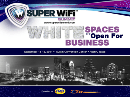 White Spaces: Smart Grid`s Second Life?