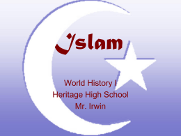 Islam - Loudoun County Public Schools