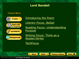 Lord Randall - Nampa School District