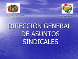 Diapositiva 1 - Página Oficial Federación Sindical