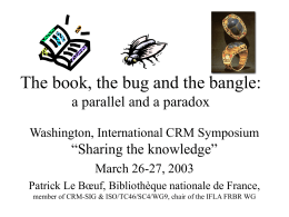 The book, the bug and the bangle: a parallel and a