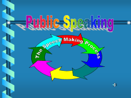 Public Speaking - Klein Independent School