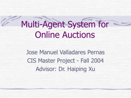 Multi-Agents Auction System