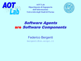 Software Agents are Software Components - ICAR-CNR