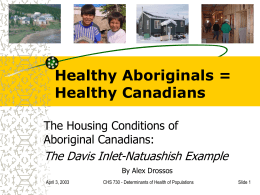 Aboriginal Housing