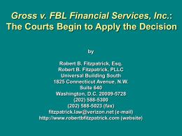 Gross v. FBL Financial Servs., Inc.: The Courts