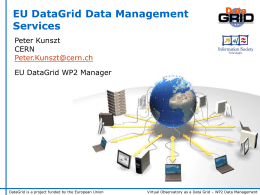 Next-Generation EU DataGrid Data Management