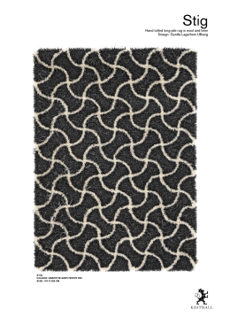Hand tufted long-pile rug in wool and linen Design: Gunilla