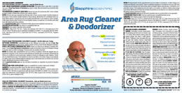 Area Rug Cleaner & Deodorizer Area Rug Cleaner & Deodorizer