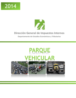 Parque Vehicular - Dirección General de Impuestos Internos