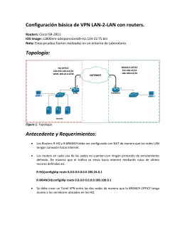 Configuración básica de VPN LAN-2