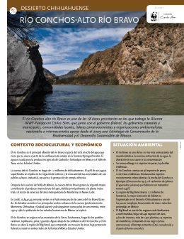 Río Conchos-Alto Río Bravo Desierto Chihuahuense