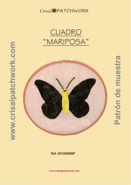CuadroMariposa - Crisal Patchwork