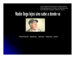 PROFESOR MANUEL SEDAS RINCON (QPD)
