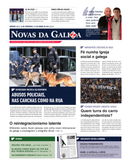 Novas da Galiza - Nº134 Fevereiro 2014