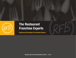 The Restaurant Franchise Experts - RFB