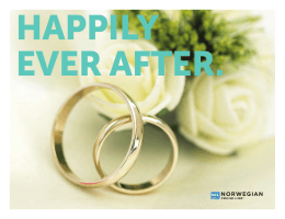 Wedding Brochure - Norwegian Cruise Line
