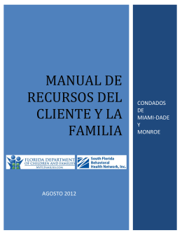 manual de recursos del cliente y la familia