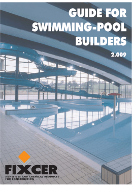 Guia para el constructor de piscinas 2009 EN