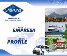EMPRESA PROFILE - Gray Line Costa Rica