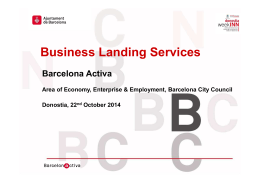 Business Landing Services, Barcelona Activa
