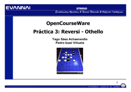 OpenCourseWare Práctica 3: Reversi - Othello