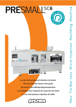 New Tie-Bar-Less Micro-Injection Moulding Machine