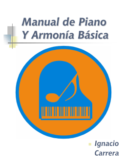 Manual de Piano y Armonía Básica - - 1