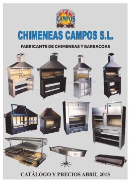 Barbacoas - Chimeneas Campos. fabrica