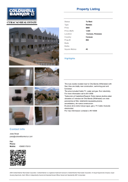 Property Listing - Curacao Real Estate