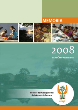 memoria completa año 2008 - Instituto de Investigaciones de la