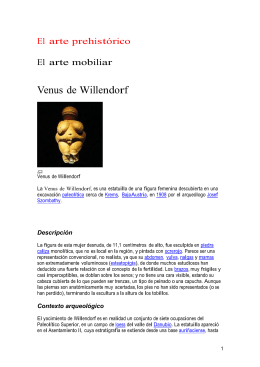 Venus de Willendorf - Página No Oficial UNED