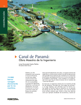 Construcción Canal de Panamá