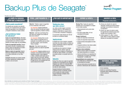 Backup Plus de Seagate®