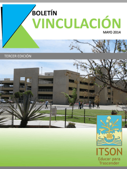 Mayo 2014 - Instituto Tecnológico de Sonora