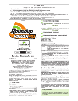 Roundup Power Max Herbicide