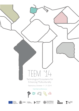 TEEM `14 - Technological Ecosystems for Enhancing Multiculturality