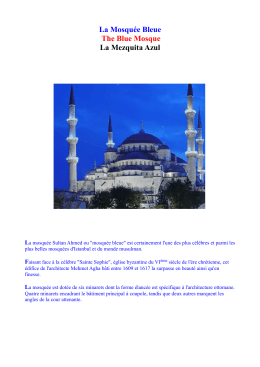 La Mosquée Bleue The Blue Mosque La Mezquita
