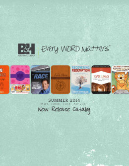 Summer 2014 - B&H Publishing Group
