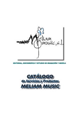 CATÁLOGO MELIAM MUSIC
