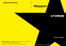 LT-DRIVE - Blackstar Amplification
